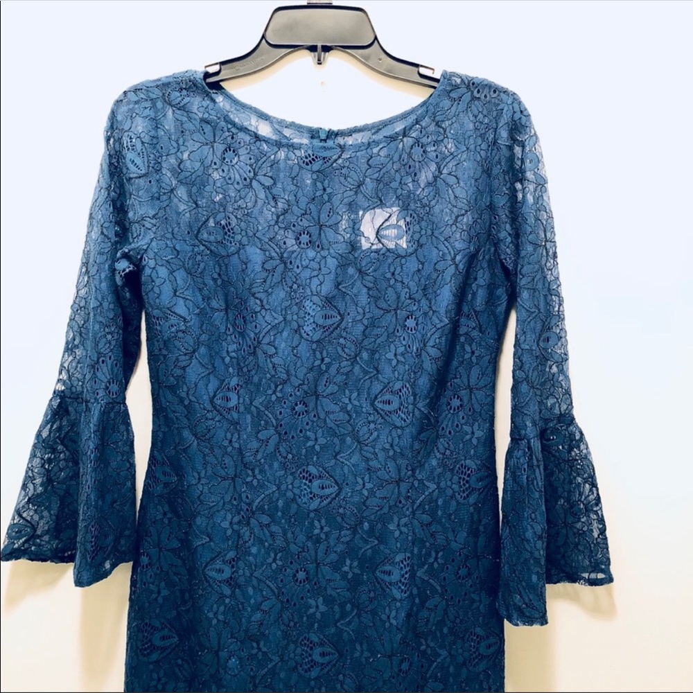 Bell Sleeve Lace Dress